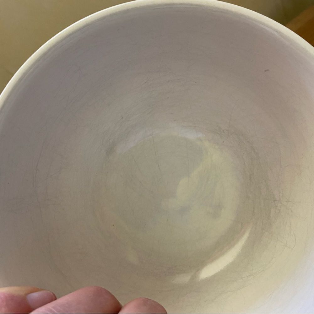 Rae Dunn White Ceramic Bowls Cookware Set - Picture 7 of 8